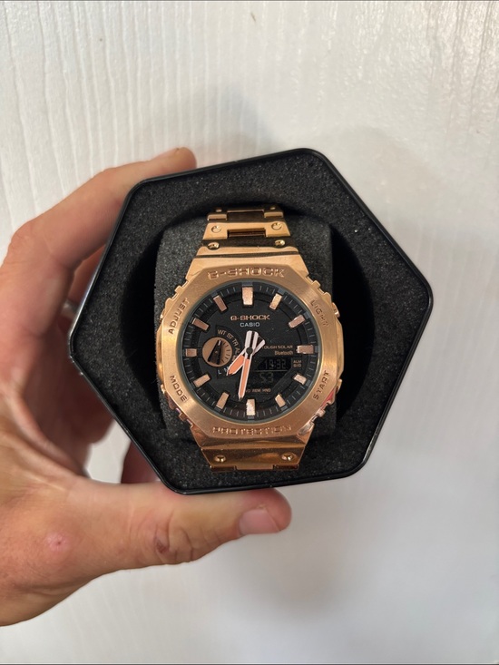 Casio Other - Casio G-Shock Rose Gold and Black Metal Watch